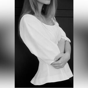 New H&M Scoop-neck Blouse, size M